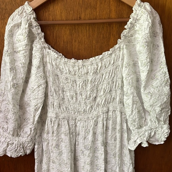 H&M wildflower smocked midi maxi dress - Picture 8 of 10